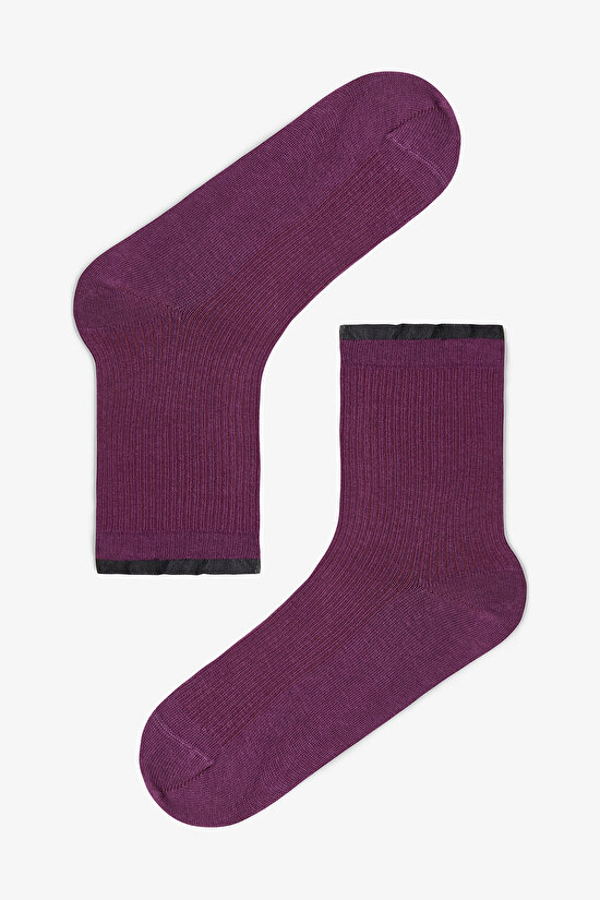 2 Pairs of Cotton Tulle Socket Socks - 3