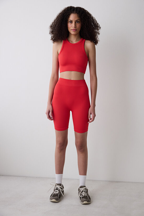 Seamless Active Red Legging - 4