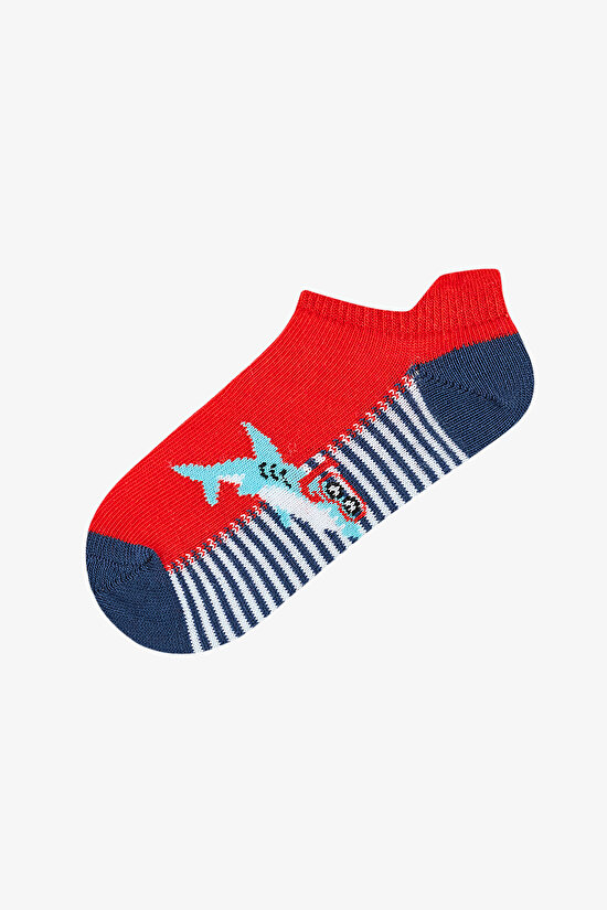 Boys Under Sea Multi Colour 4in1 Liner Socks Boys Under Sea Multi Colour 4in1 Liner Socks - 5
