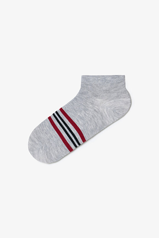 Erkek Flag Çizgili 3'lü Sneaker Çorap Erkek Flag Çizgili 3'lü Sneaker Çorap - 3