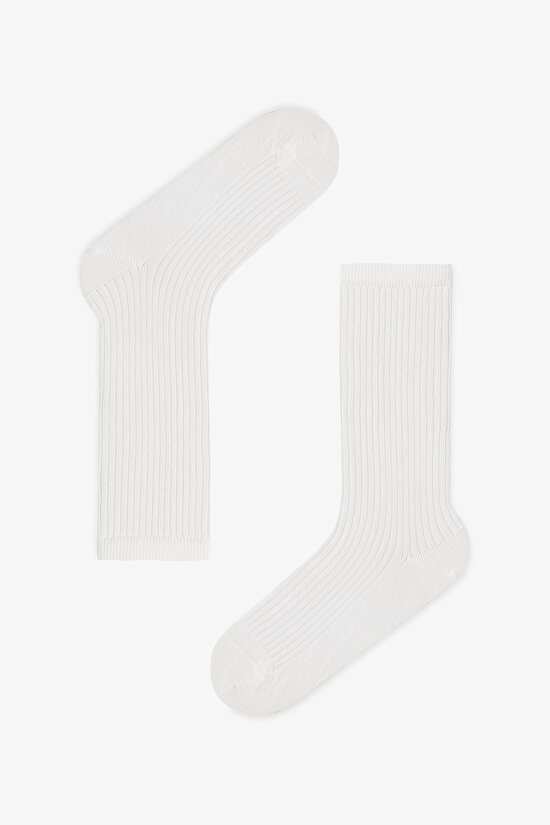 Sarı - Multi Yellow Daisy 2'li Soket Çorap - 3