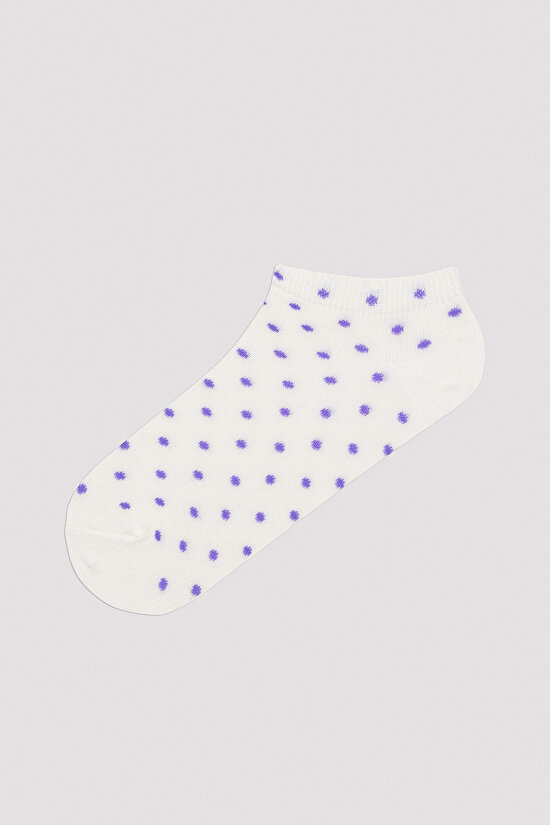 Multicolor Dots 5li Patik Çorap - 4