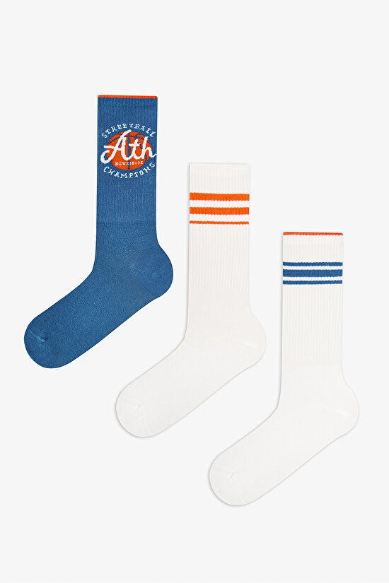 Erkek Renkli Game Day 3'lü Soket - 1