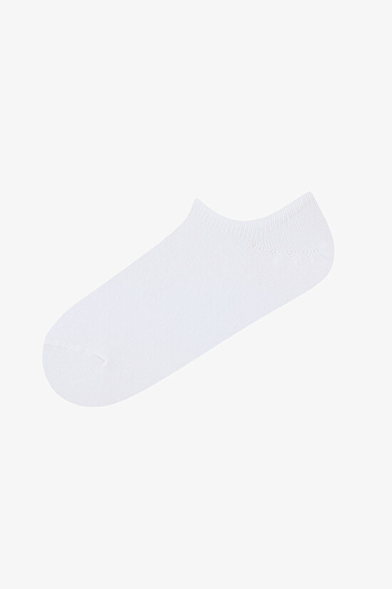 3 Çift Pamuklu Renkli Çizgili Sneaker Çorap - 4