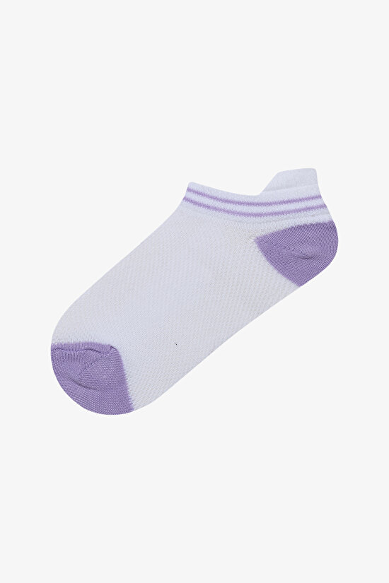 Girls Softy Pink 3in1 Multi Colour Liner Socks - 4