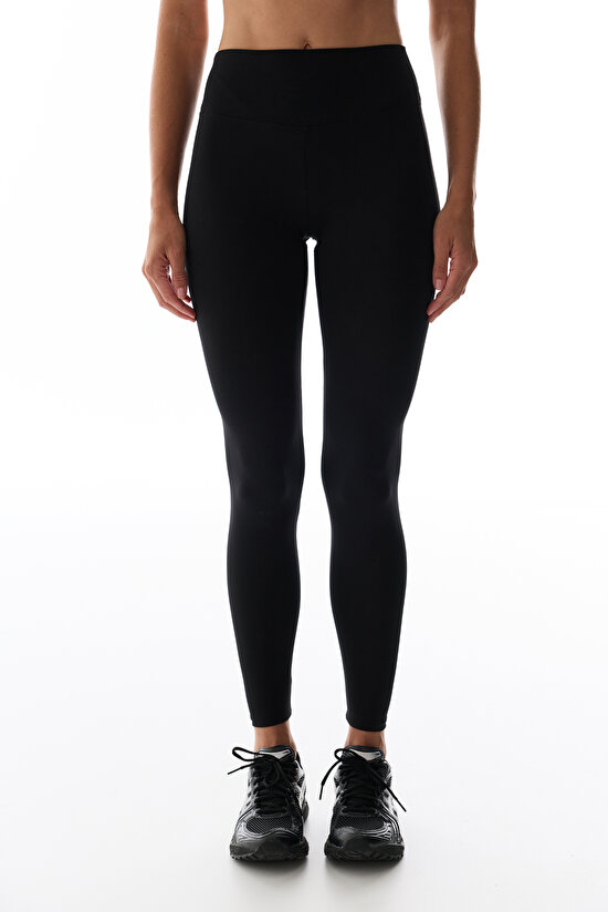 Black High-Waisted Smooth Feel Leggings - 3