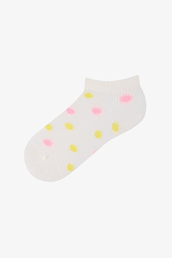 Renkli Kız Çocuk Summer Blush 4 'lü Patik Çorap - 3