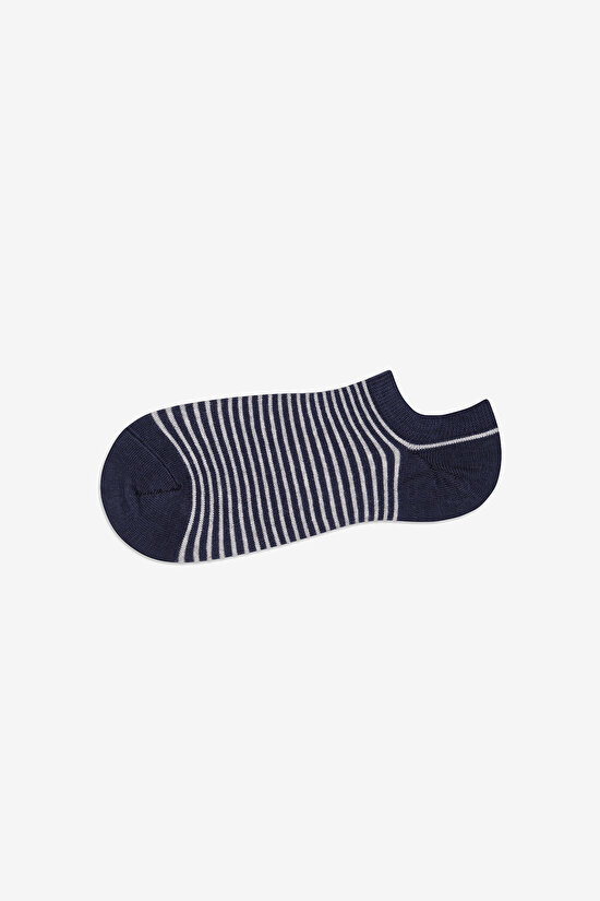 Erkek Dense Stripe Çok Renkli 3lü Sneaker Socks - 3