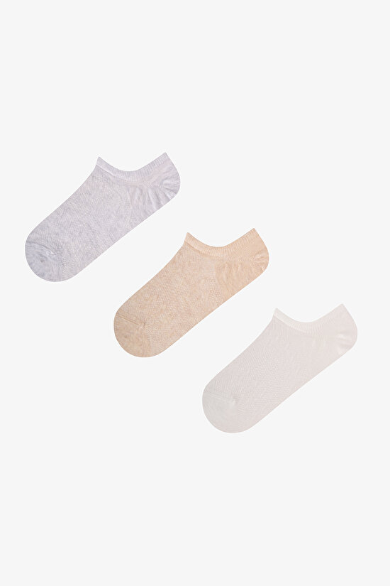 Natural Touch 3'lü Sneaker Çorabı - 1