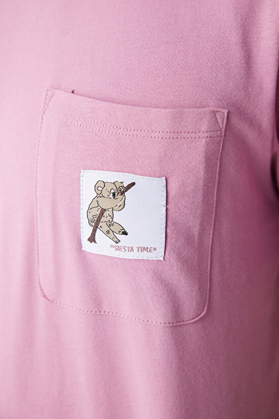 Koala Lila Şortlu Pijama Takımı - 3