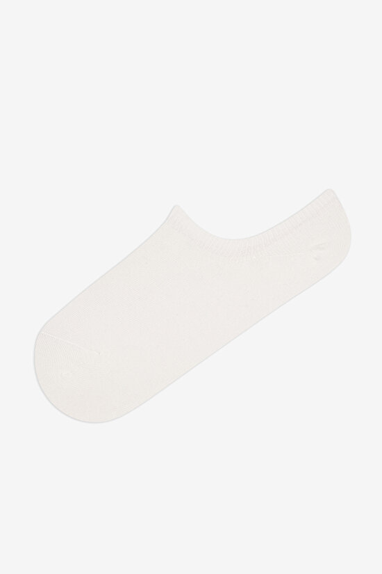 Tiny Dotted 3lü Beyaz Yeşil Burun Dikişsiz Sneaker Çorap - 4