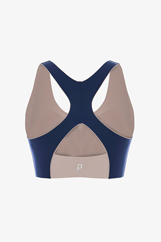Lacivert Contrast Zero Feel Spor Sütyeni - 11