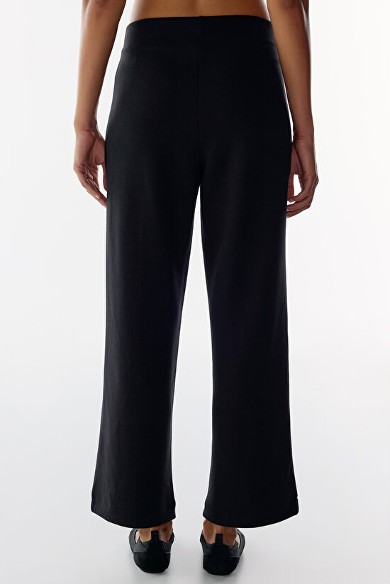 Black New Wide Leg Nervour High Waist Trousers - 3