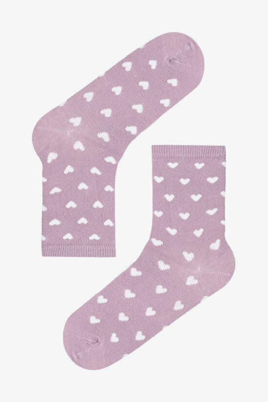 Rose Heart 5li Soket Çorap - 3