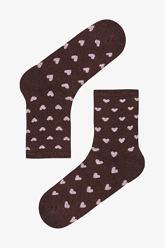 Rose Heart 5li Soket Çorap - 6