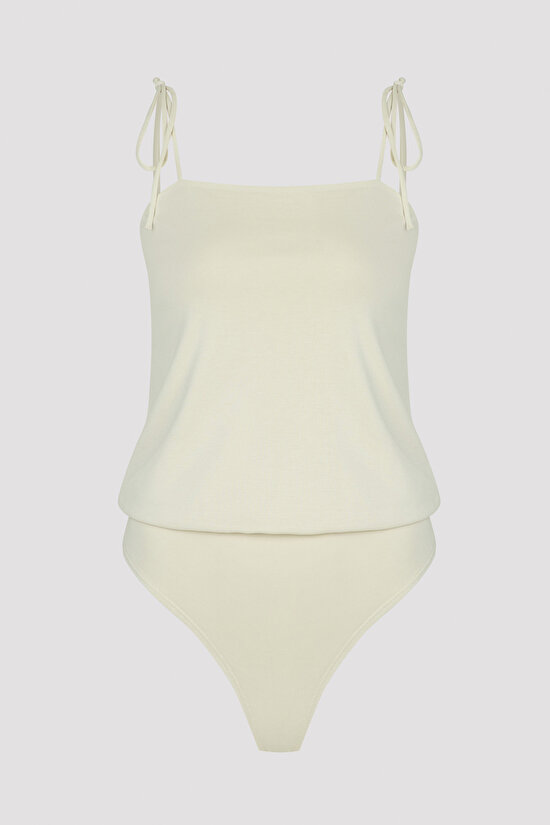 Modal Bej Bodysuit - 5