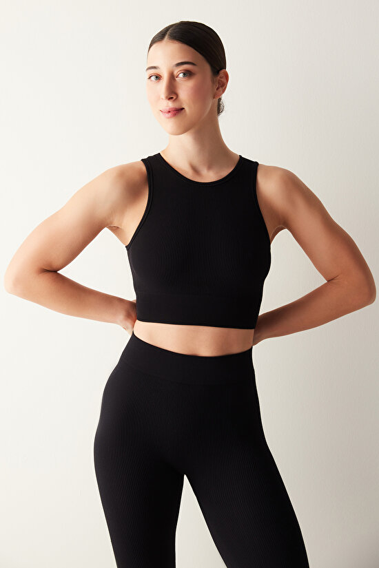 Seamless Ribbed Active Top - 1