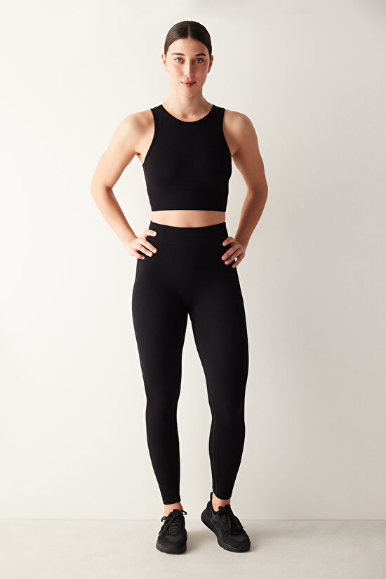 Seamless Ribbed Active Top - 2