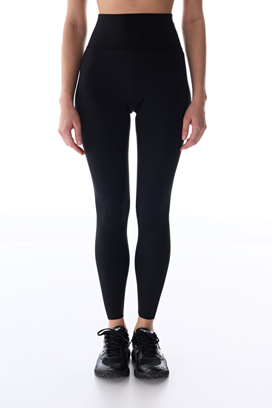 Siyah New Form V Toparlayıcı Tayt - 3