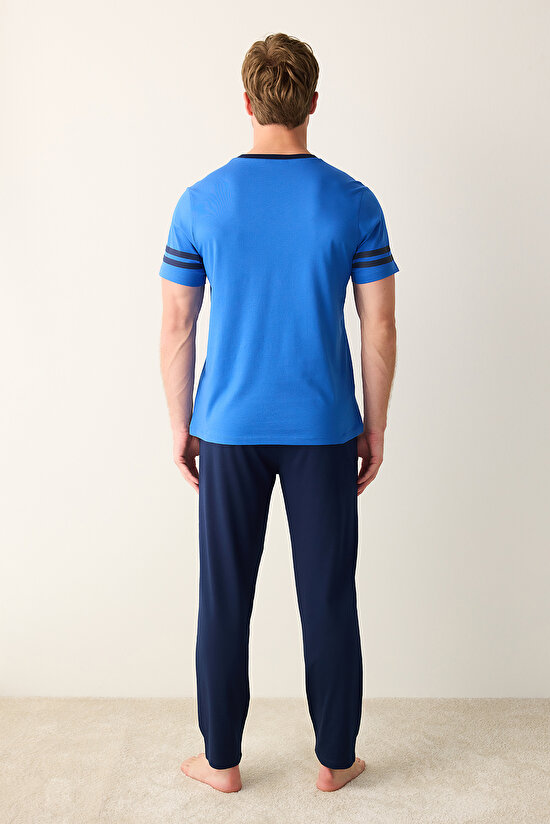 Navy Pocket Navy Blue Pant PJ Set Navy Pocket Navy Blue Pant PJ Set - 5