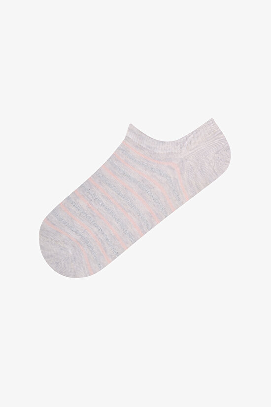Shiny Blush 3'lü Sneaker Çorabı - 4