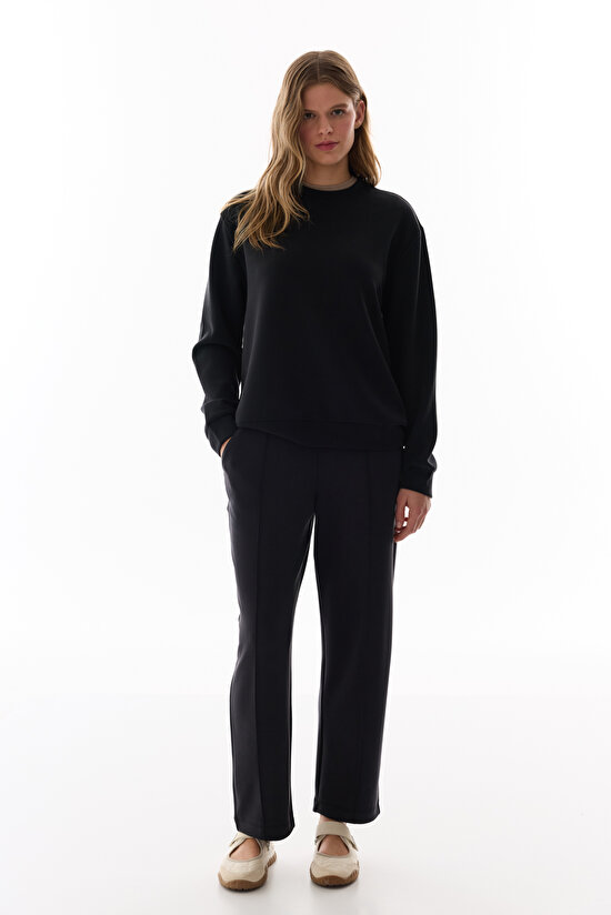 Black Modal Sweatshirt - 4