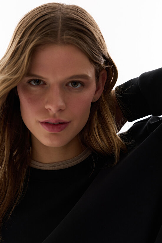 Black Modal Sweatshirt - 5