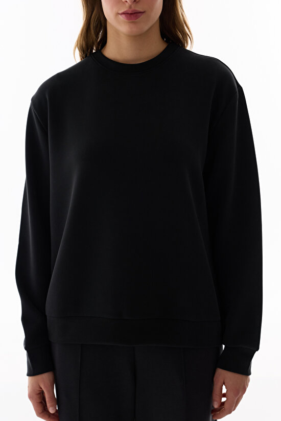 Black Modal Sweatshirt - 6