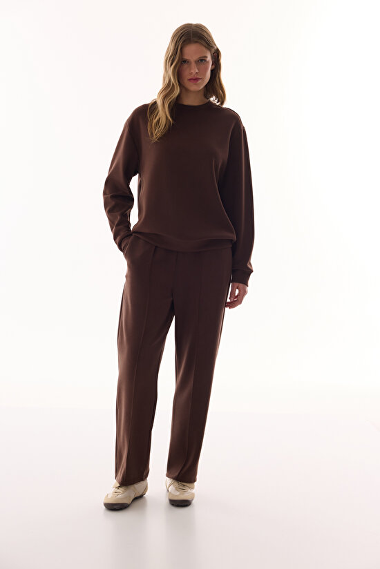 Brown Modal Sweatshirt - 4