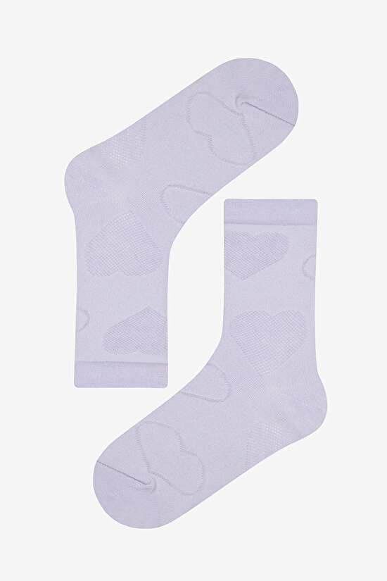 Kız Çocuk Big Heart 3lü Çok Renkli Soket Çorap - 3