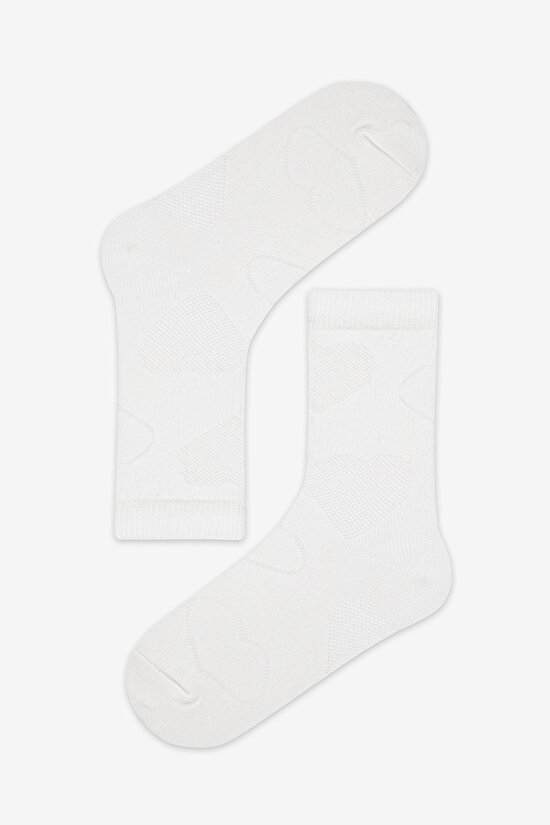 Kız Çocuk Big Heart 3lü Çok Renkli Soket Çorap - 4