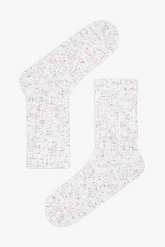 2 Çift Pamuklu Kırçıllı Yumuşak Soket Çorap - 3