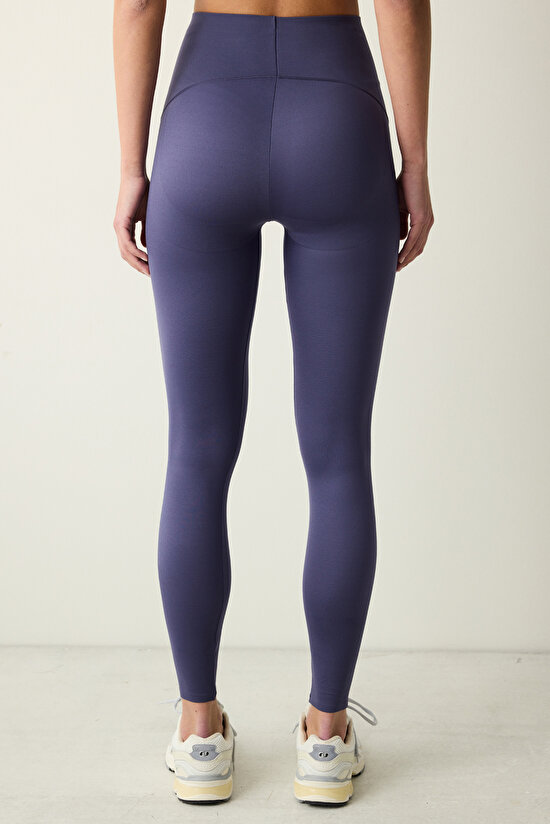 Koyu İndigo Extra Yüksek Bel Miracle Pop Up (Push Up) Tayt - 4