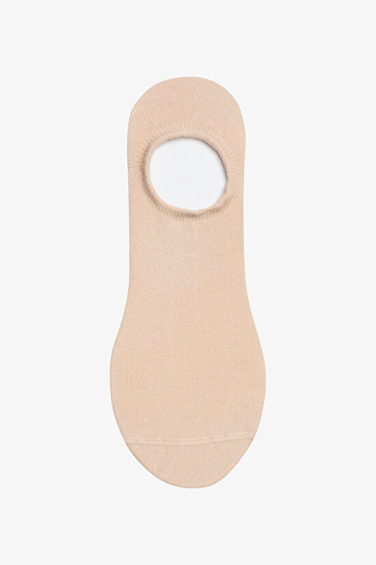 Orange 3lü Bej Beyaz Sneaker Çorap - 3