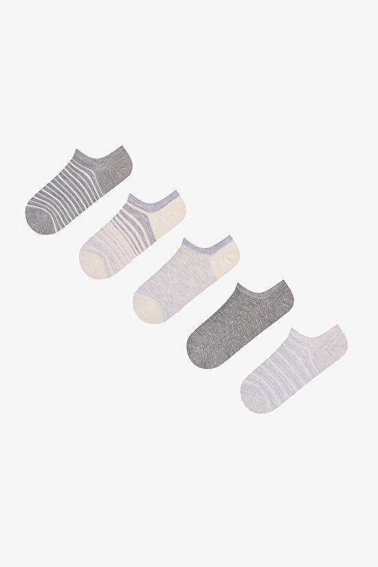 Everyday Stripes 5'li Sneaker Çorabı - 1