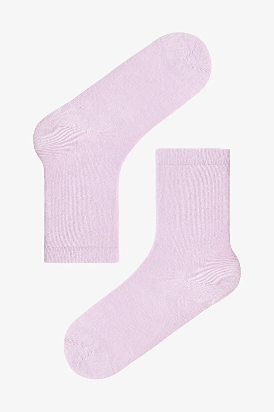 Multicolor Girls Purple Ballerina 4in1 Socket Socks - 2