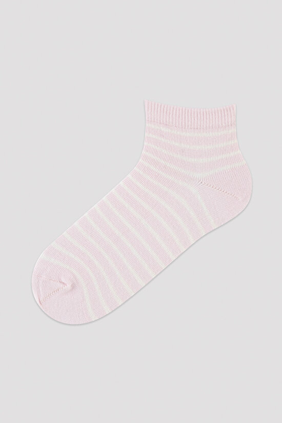 Girls Pinkness Stripe 4in1 Footsies - 3