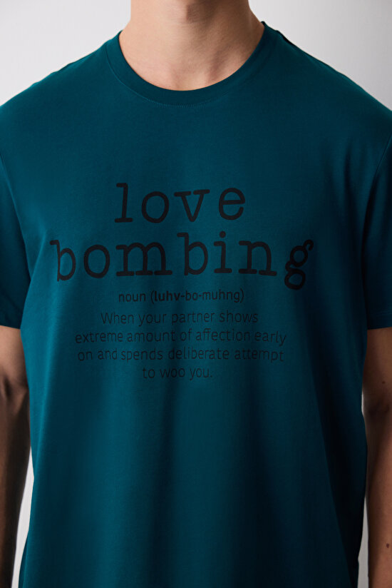 Love Şortlu Çok Renkli Pijama Takımı - 5