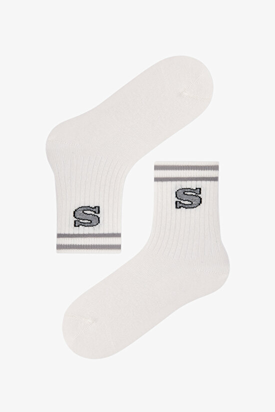 Erkek Çocuk Bold Letters 4 'lü Soket Çorap - 5