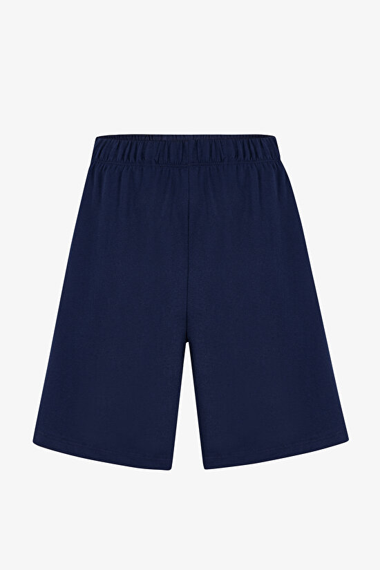 Erkek Renkli Ocean Track Şortlu Pijama Takımı - 3