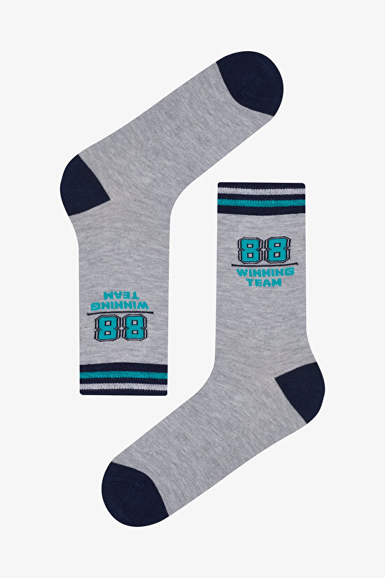 Erkek Football 3lü Çok Renkli Soket Çorap Erkek Football 3lü Çok Renkli Soket Çorap - 4