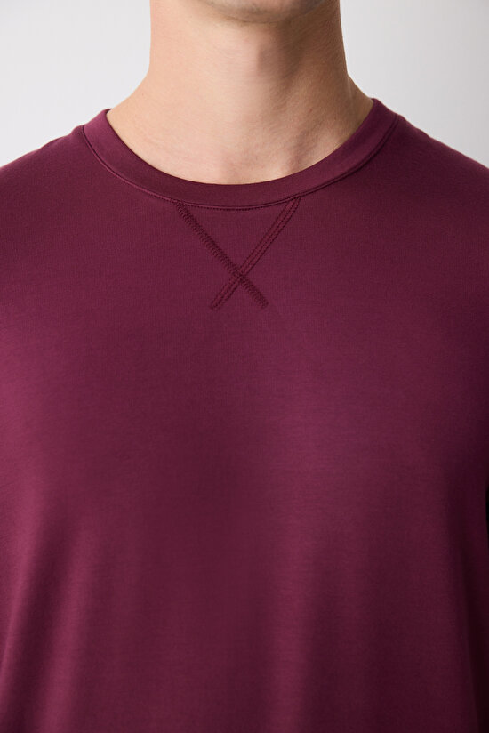 Bordeux Bordo Jogger Pantolon Pijama Takımı - 5