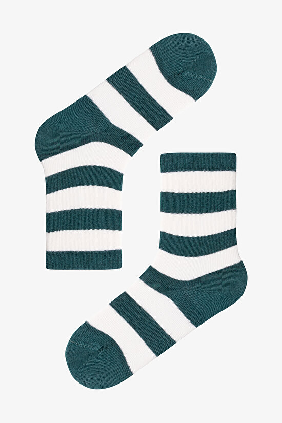 Çok Renkli Erkek Çocuk Relax Stripes 4lü Soket Çorap Çok Renkli Erkek Çocuk Relax Stripes 4lü Soket Çorap - 3