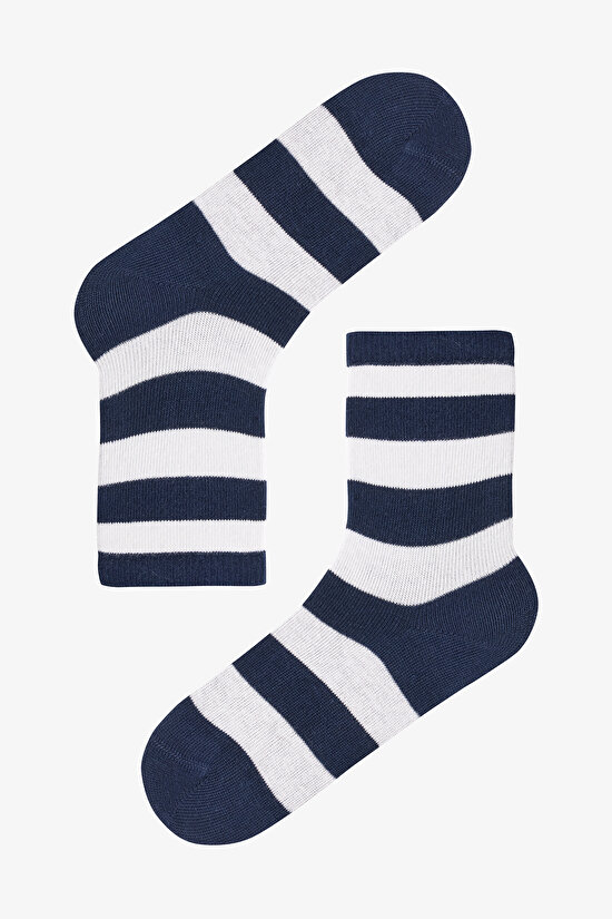 Çok Renkli Erkek Çocuk Relax Stripes 4lü Soket Çorap Çok Renkli Erkek Çocuk Relax Stripes 4lü Soket Çorap - 4
