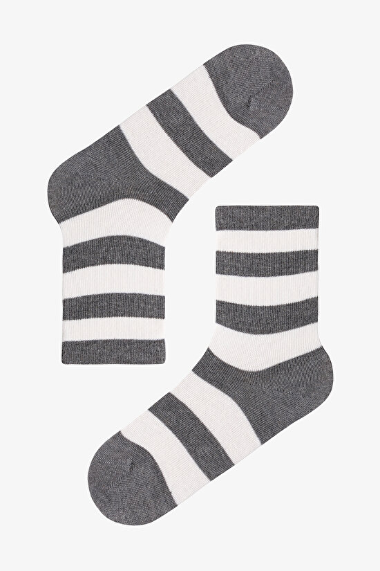 Çok Renkli Erkek Çocuk Relax Stripes 4lü Soket Çorap Çok Renkli Erkek Çocuk Relax Stripes 4lü Soket Çorap - 5