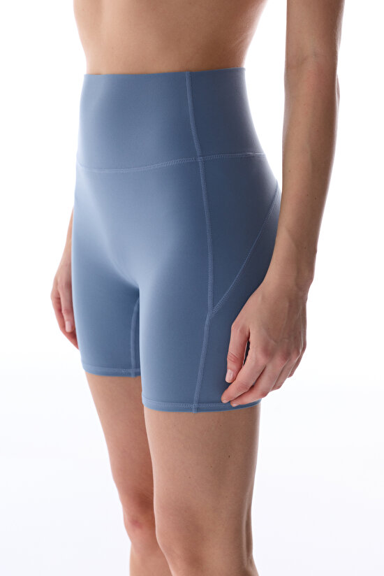 Dark Blue Heart Shaping Hot Pants - 2