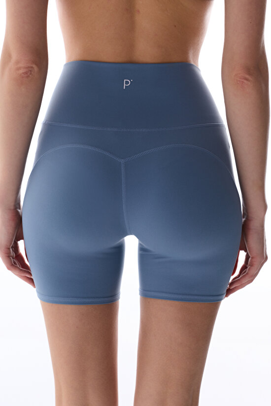 Dark Blue Heart Shaping Hot Pants - 6