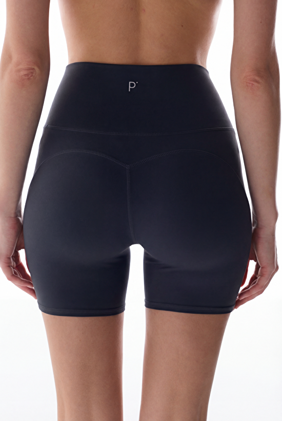 Siyah Heart Toparlayıcı Hot Pantolon - 3