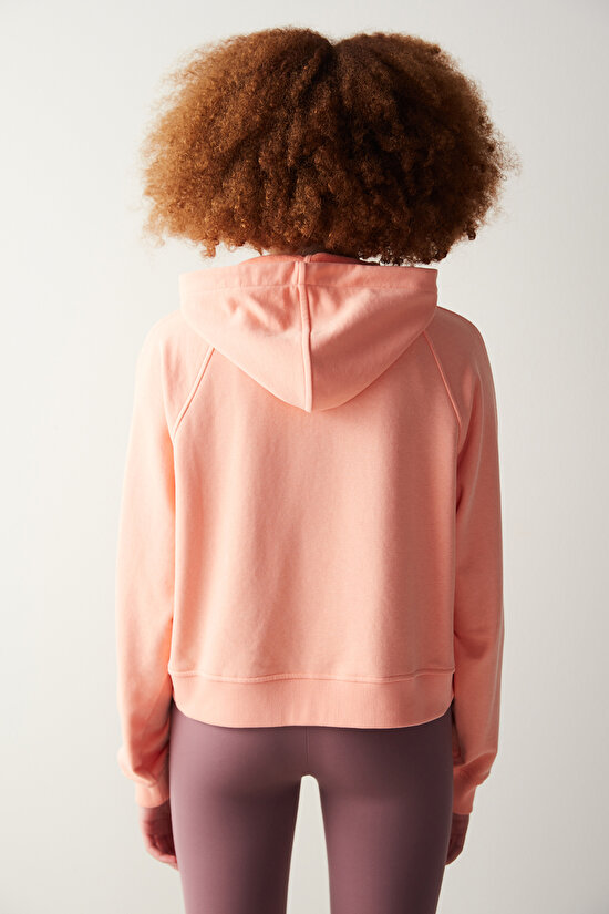 Active Zipped Coral Hoodie - 8