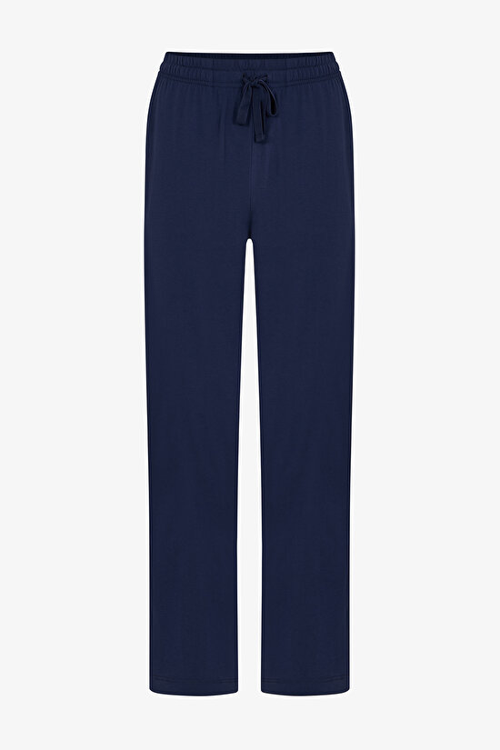 Lacivert Lacivert Erkek Midnight Forest Pantolon Pijama Takımı - 3